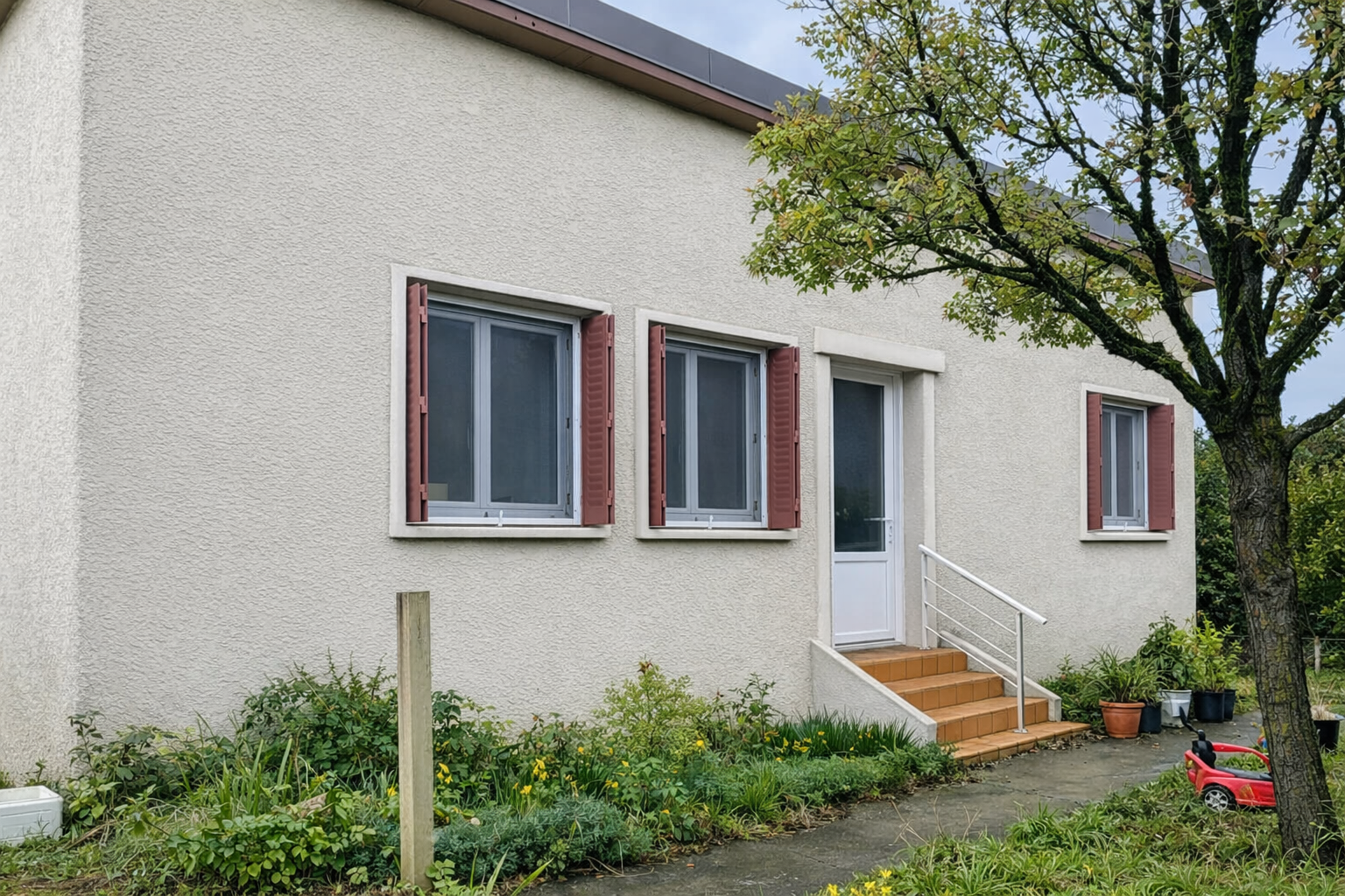 Ravalement de façade après travaux – Vénissieux