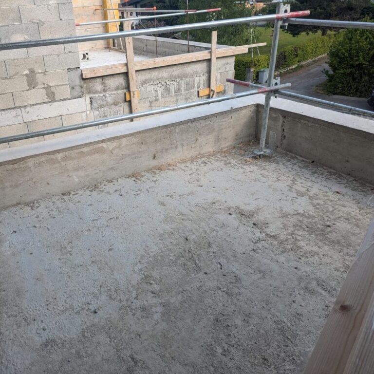 Création d'une terrasse sur mesure.